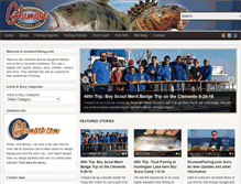 Tablet Screenshot of glumacefishing.com